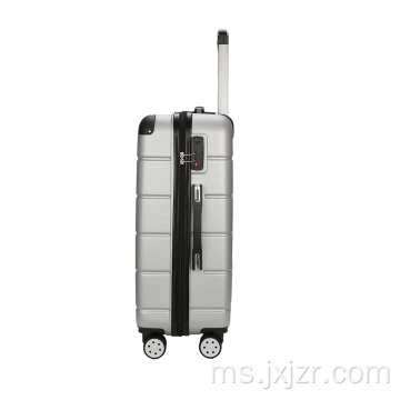 Super mute silver ABS luggage case